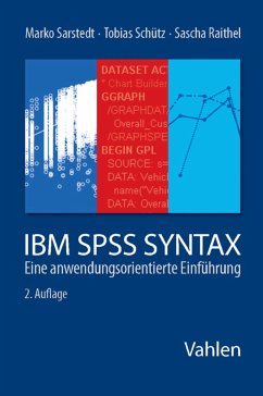 Sarstedt/Schütz, IBM SPSS Syntax (eBook, PDF) - Sarstedt, Marko; Schütz, Tobias