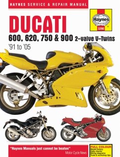 Ducati 600, 620, 750 & 900 2-valve V-Twins (91 - 05) Haynes Repair Manual - Haynes Publishing