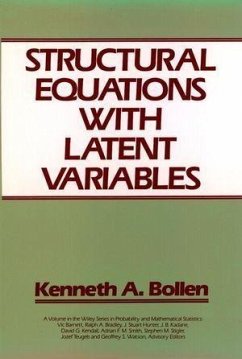 Structural Equations with Latent Variables (eBook, ePUB) - Bollen, Kenneth A.