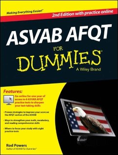 ASVAB AFQT For Dummies, with Online Practice Tests (eBook, PDF) - Powers, Rod