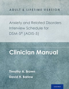 Cover Anxiety and Related Disorders Interview Schedule for DSM-5® (ADIS-5) - Adult and Lifetime Version (eBook, PDF)