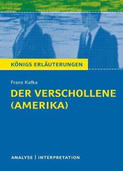 Der Verschollene (Amerika) von Franz Kafka. (eBook, ePUB) - Kafka, Franz; Rothenbühler, Daniel