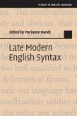 Late Modern English Syntax (eBook, PDF)