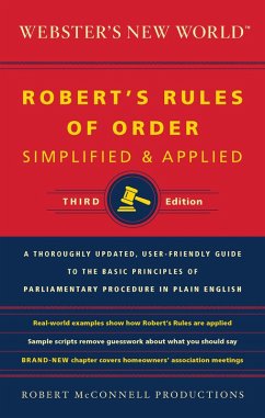Cover Webster's New World: Robert's Rules of Order (eBook, ePUB)