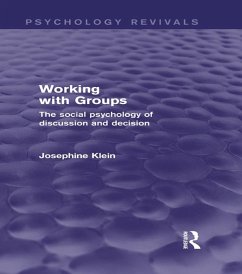 Working with Groups (Psychology Revivals) (eBook, ePUB) - Klein, Josephine