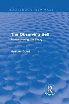 The Observing Self (Routledge Revivals) (eBook, PDF) - Good, Graham