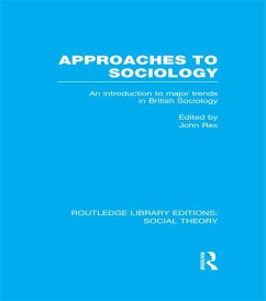 Approaches to Sociology (RLE Social Theory) (eBook, PDF)