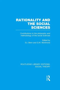 Cover Rationality and the Social Sciences (RLE Social Theory) (eBook, PDF)