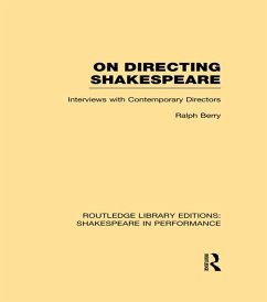 On Directing Shakespeare (eBook, ePUB) - Berry, Ralph