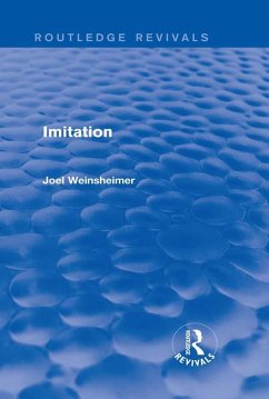 Imitation (Routledge Revivals) (eBook, PDF) - Weinsheimer, Joel