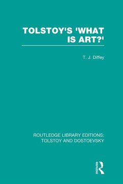Tolstoy's 'What is Art?' (eBook, ePUB) - Diffey, Terry