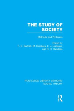 Cover The Study of Society (RLE Social Theory) (eBook, ePUB)