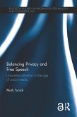 Balancing Privacy and Free Speech (eBook, ePUB)