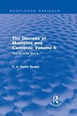 The Decrees of Memphis and Canopus: Vol. II (Routledge Revivals) (eBook, ePUB)