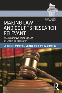 Making Law and Courts Research Relevant (eBook, ePUB)