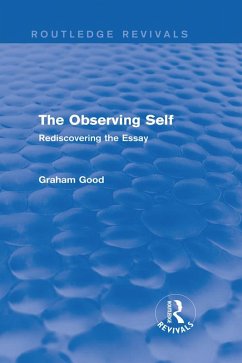 The Observing Self (Routledge Revivals) (eBook, ePUB) - Good, Graham