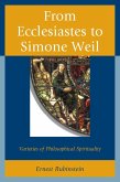 From Ecclesiastes to Simone Weil (eBook, ePUB) From Ecclesiastes to Simone Weil (eBook, ePUB)