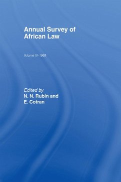 Cover Annual Survey of African Law Cb (eBook, ePUB)