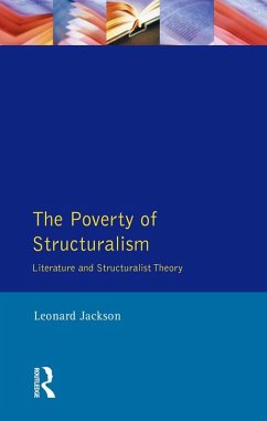 The Poverty of Structuralism (eBook, ePUB) - Jackson, Leonard