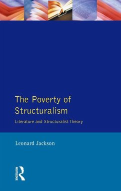 The Poverty of Structuralism (eBook, ePUB) - Jackson, Leonard