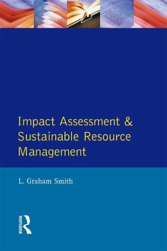 Cover Impact Assessment and Sustainable Resource Management (eBook, PDF)