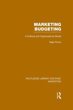 Marketing Budgeting (RLE Marketing) (eBook, ePUB) - Piercy, Nigel