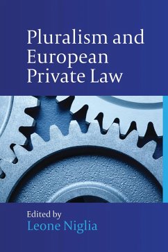 Cover Pluralism and European Private Law (eBook, ePUB)