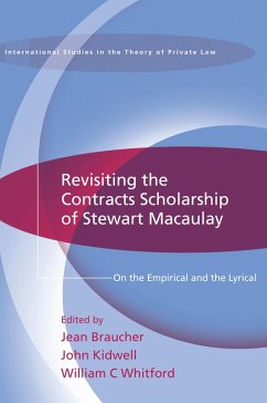Cover Revisiting the Contracts Scholarship of Stewart Macaulay (eBook, ePUB)