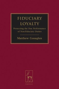 Fiduciary Loyalty (eBook, ePUB) - Conaglen, Matthew
