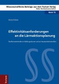 Effektivitätsanforderungen an die Lärmaktionsplanung (eBook, PDF)