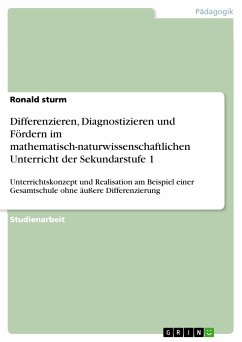 Differenzieren, Diagnostizieren und Fördern im mathematisch-naturwissenschaftlichen Unterricht der Sekundarstufe 1 (eBook, PDF)