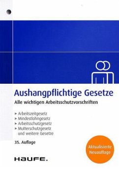 Cover Aushangpflichtige Gesetze