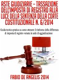 Aste Giudiziarie – Tassazione Dell'Imposta Di Registro Alla Luce Della Sentenza Della Corte Costituzionale N. 6/2014 (eBook, ePUB)
