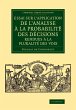 Essai Sur L'Application de L'Analyse a... - Bild 1