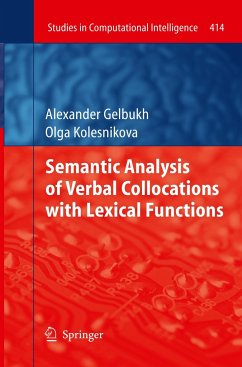 Semantic Analysis of Verbal Collocations with Lexical Functions - Gelbukh, Alexander;Kolesnikova, Ol'ga