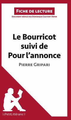 Le Bourricot suivi de Pour l'annonce de Pierre Gripari (Fiche de lecture) - Lepetitlitteraire; Dominique Coutant-Defer