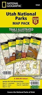 Utah National Parks [Map Pack Bundle] - National Geographic Maps