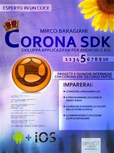 Cover CoronaSDK: sviluppa applicazioni per Android e iOS. Livello 5 (eBook, ePUB)