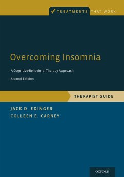 Overcoming Insomnia (eBook, PDF) - Edinger, Jack D.; Carney, Colleen E.