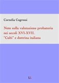 Note sulla valutazione probatoria nei secoli XVI e XVII (eBook, PDF)