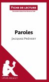 Paroles de Jacques Prévert (Fiche de lecture)