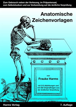 Anatomische Zeichenvorlagen - Harms, Frauke