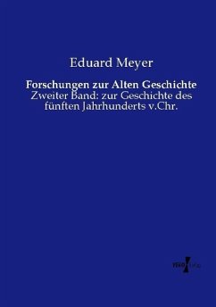 Forschungen zur Alten Geschichte - Meyer, Eduard