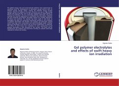 Gel polymer electrolytes and effects of swift heavy ion irradiation