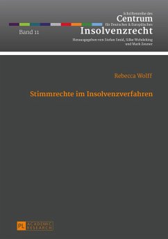 Stimmrechte im Insolvenzverfahren - Wolff, Rebecca
