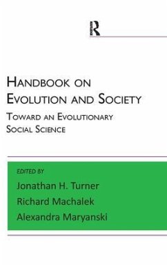 Handbook on Evolution and Society - Maryanski, Alexandra; Machalek, Richard; Turner, Jonathan H