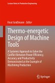 Thermo-energetic Design of Machine Tools