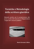Tecniche e Metodologia della scrittura giuridica (eBook, ePUB)