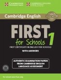 Cambridge English First 1 for Schools for Revised Exam from 2015 Student's Book Pack (Student's Book with Answers and Audio CDs (2)): Authentic Examin