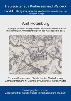 Amt Rotenburg (eBook, ePUB) - Blumenstein, Thomas; Preuschhof, Eckhard; Kunter, Christa; Ludwig, Martin; Walter, Heinrich; Portmann, Gerhard